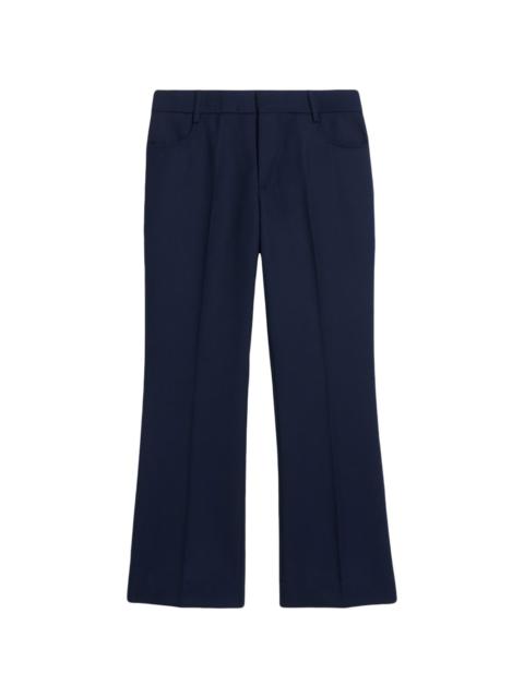 AMI Paris cropped flared trousers