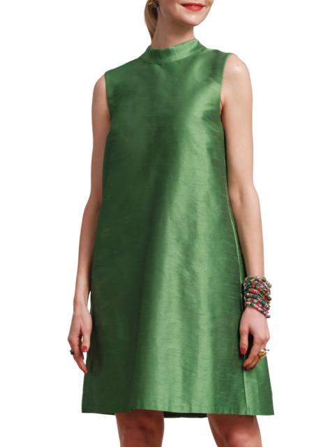 FRANCES VALENTINE Women's Diplomat Mock Turtleneck Dress - Green