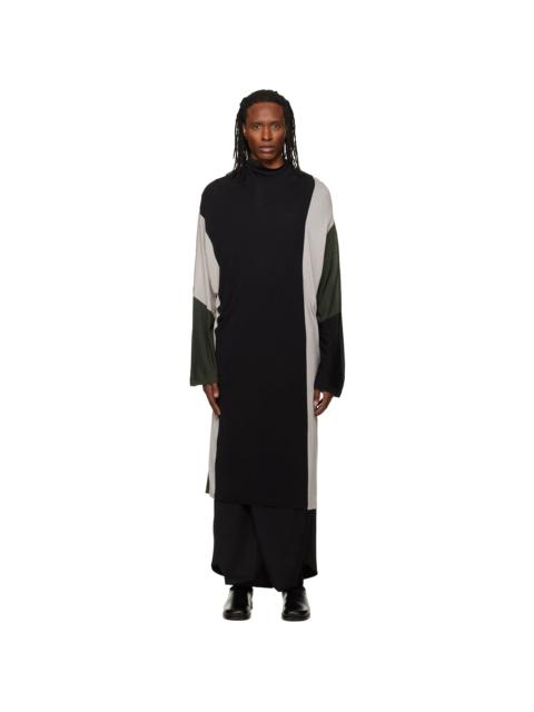 Kiko Kostadinov Black Sigo Knit Tunic