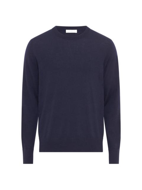 GABRIELA HEARST Palco Knit Sweater in Electric Navy Virgin Wool
