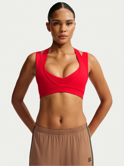 Nike NikeSKIMS Matte Women's Double-Layer Plunge Bra