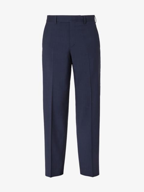 FENDI Pants Dark blue wool canvas pants