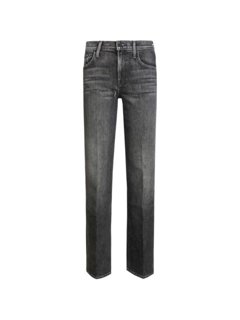 MOTHER faded-effect whiskered jeans
