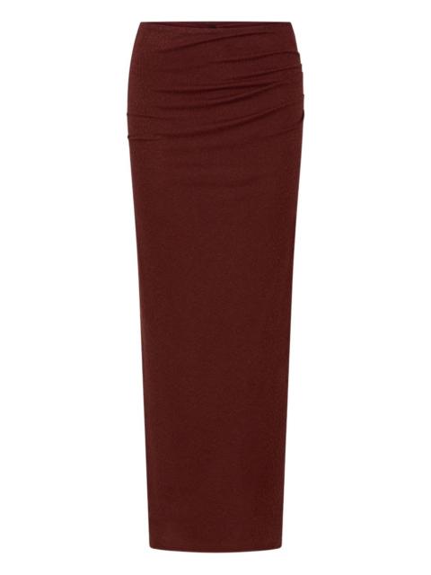 ANNA QUAN Vesper gathered maxi skirt