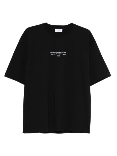 Off-White Made On Earth, Designed On A Plane T-shirt