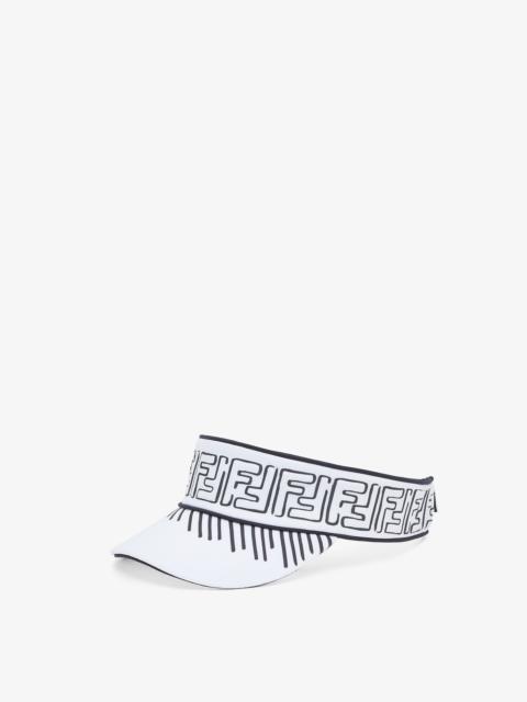 FENDI White Lycra® visor