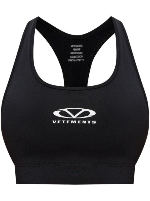 VETEMENTS logo-print top