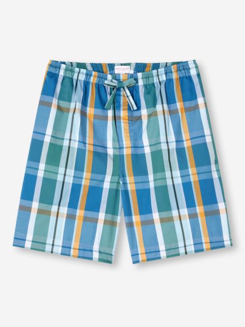 Derek Rose Men's Lounge Shorts Barker Cotton Multi