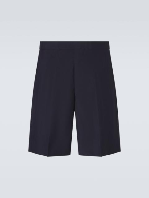Prada Wool and mohair Bermuda shorts