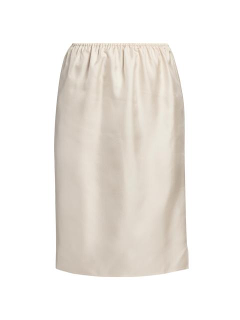 Loulou de Saison Women's Vasali Knee-Length Skirt - Ivory