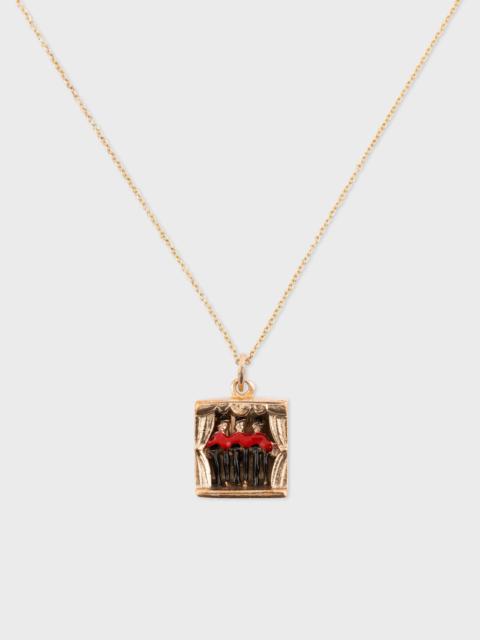 Paul Smith Gold Vintage 'Dancing Girls' Necklace