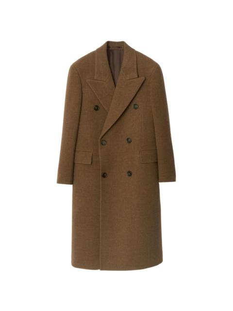 wool double-breasted coat