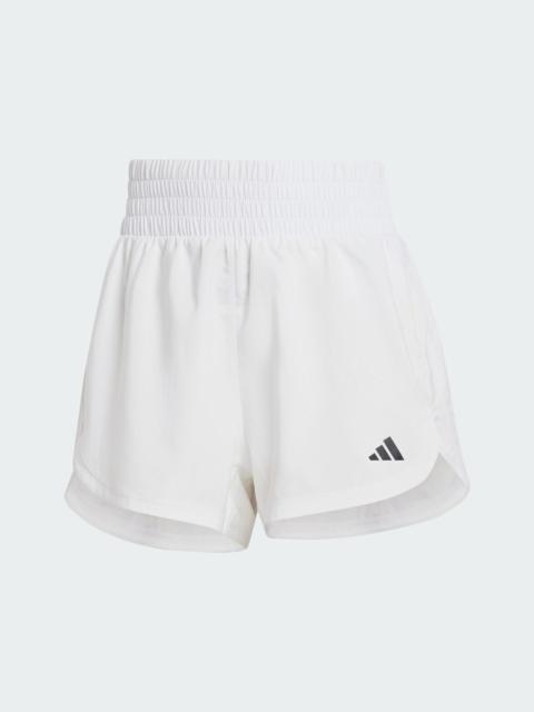 adidas Pacer Training 3-Stripes Woven High-Rise Shorts