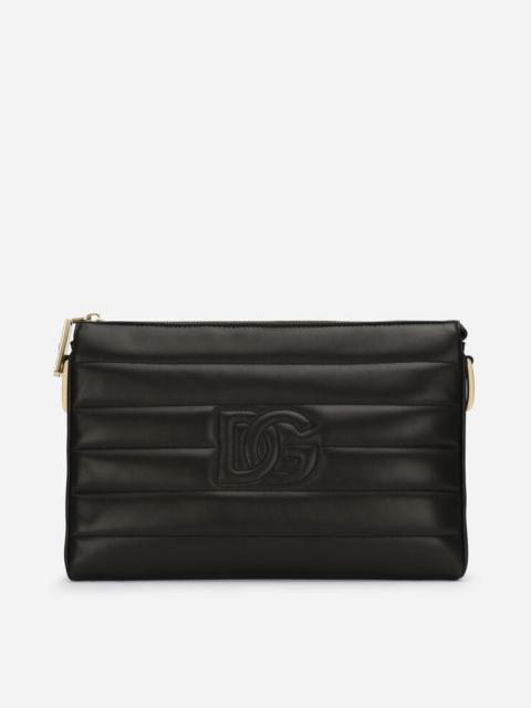 Medium Tris bag in quilted nappa leather