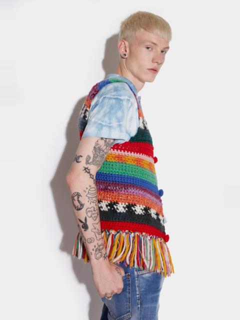 DSQUARED2 CROCHET VEST