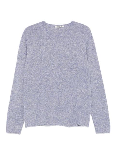 AURALEE speckled sweater