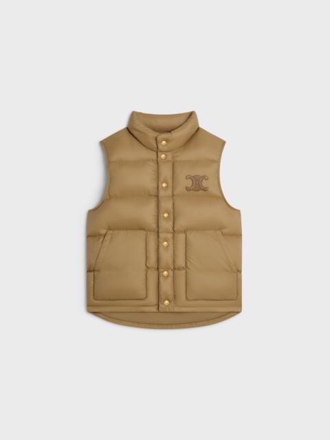 ジャケット CELINE | QUILTED VEST IN LIGHTWEIGHT NYLON 2W987906V.02KK CELINE quilted blouson jacket in lightweight nylon | celine