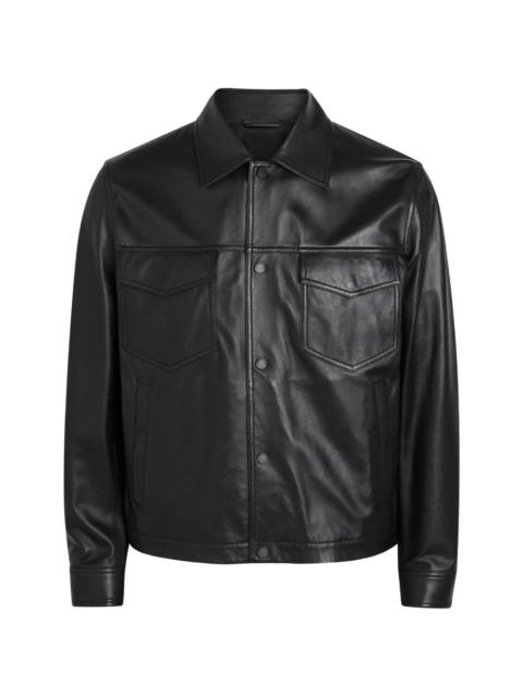 EMPORIO ARMANI buttoned shirt jacket