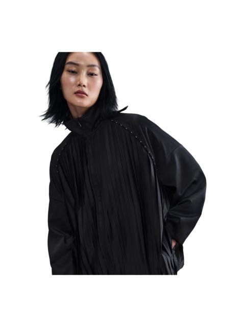Nike (WMNS) Nike Pleated Tracksuit Jacket Asia Sizing 'Black' HJ0518-010