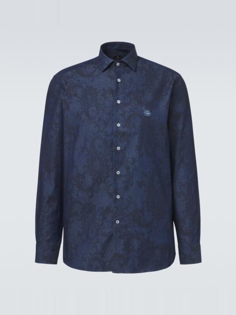 Etro Paisley denim shirt