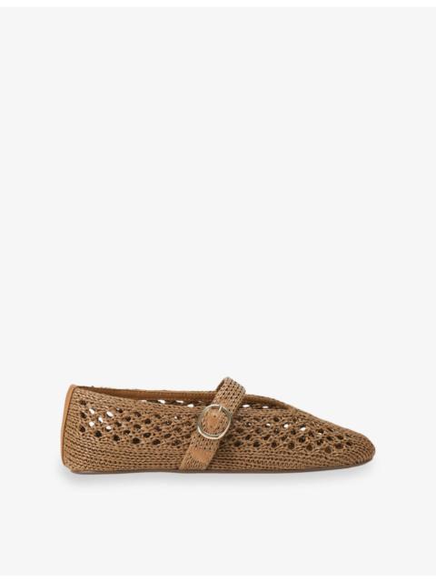 STEVE MADDEN Alara Woven Ballet Flats