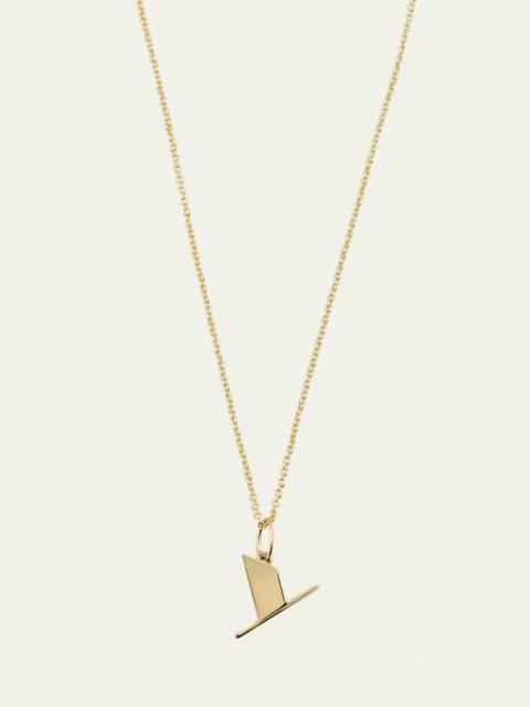 SYDNEY EVAN 14K Pure Block Initial Necklace
