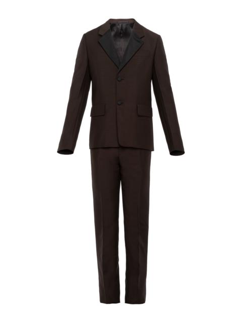 Prada Single-breasted wool and mohair suit