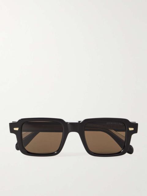 1393 Rectangle-Frame Acetate Sunglasses