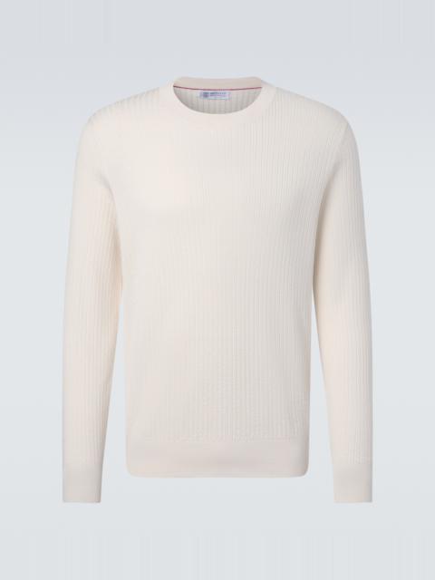 Brunello Cucinelli Ribbed-knit cotton sweater