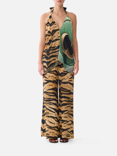CAMILLA SCARF TIE TOP A WINK TO THE WILD