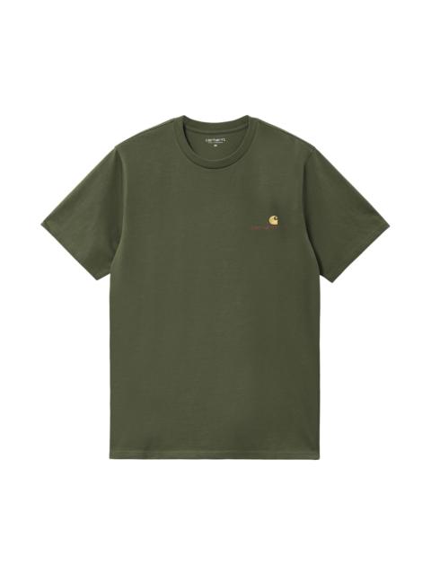 Carhartt WIP American Script T-Shirt 'Tarragon'