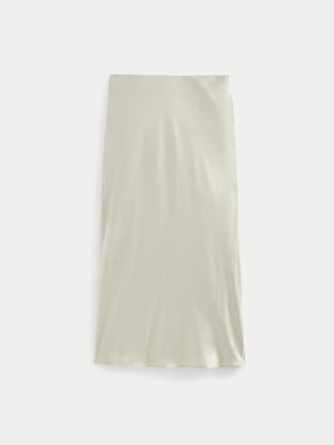 EVERLANE SLIP SKIRT IN SILK CHARMEUSE