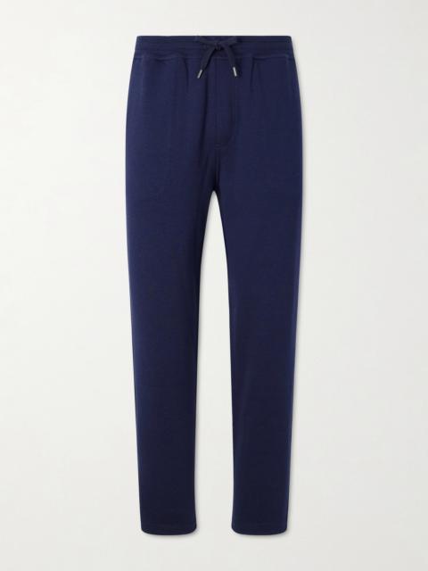 Brunello Cucinelli Tapered Cotton, Cashmere and Silk-Blend Jersey Sweatpants