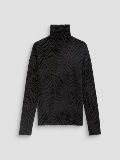 AG Jeans Chels Velvet Turtleneck