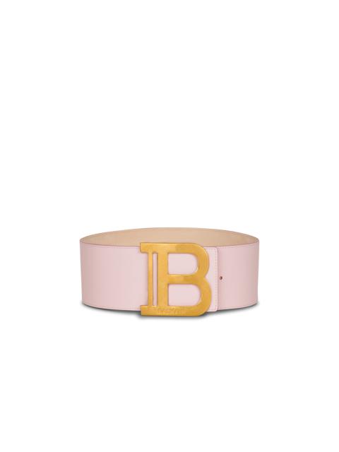 Balmain Leather B-Belt belt