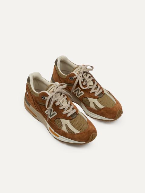 New Balance New Balance ‘Iconic Influences’ Caramel Café Made in UK 991v2 Trainers