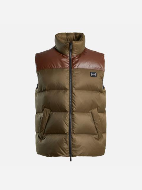 HOGAN Down Gilet Green