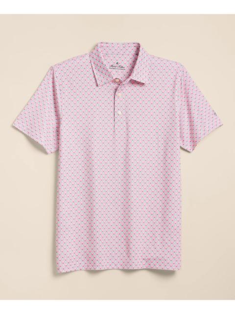 Brooks Brothers Performance Series Vintage Scallop Motif Polo Shirt