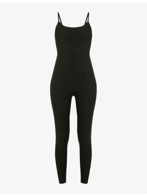 BEYOND YOGA Spacedye tapered-leg stretch-woven jumpsuit