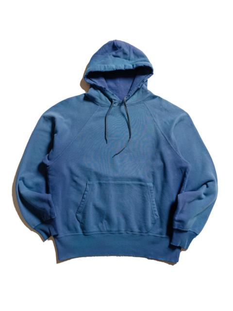 The Real McCoys The Real McCoy’s MC24119 9 Oz. Loopwheel Raglan Hooded Sweatshirt MQ Navy