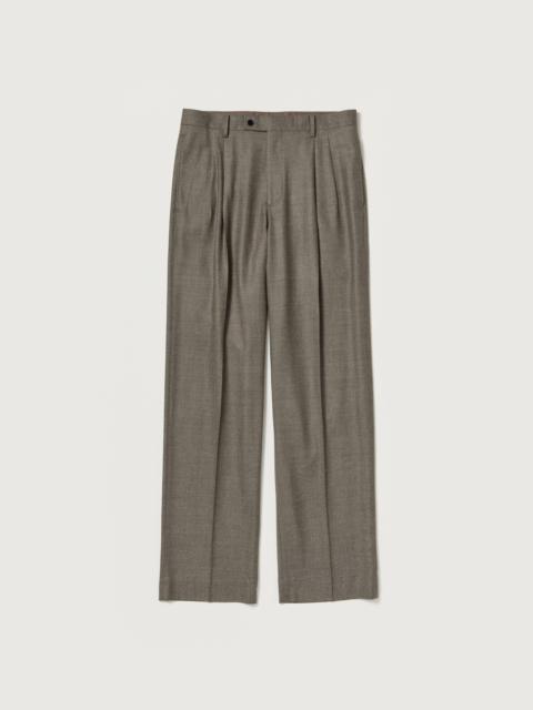AURALEE SUPER LIGHT WOOL TWO-TUCK SLACKS
