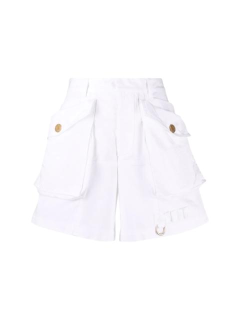 DSQUARED2 high-waisted cotton shorts