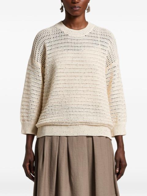 PESERICO open-knit jumper