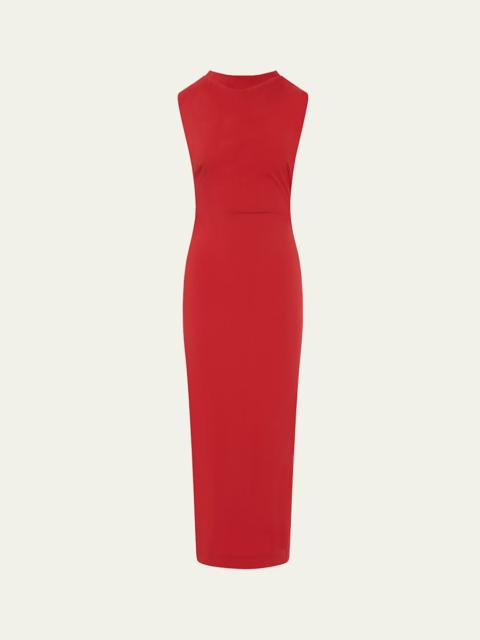 ST. AGNI Soft Sculptural Midi Dress