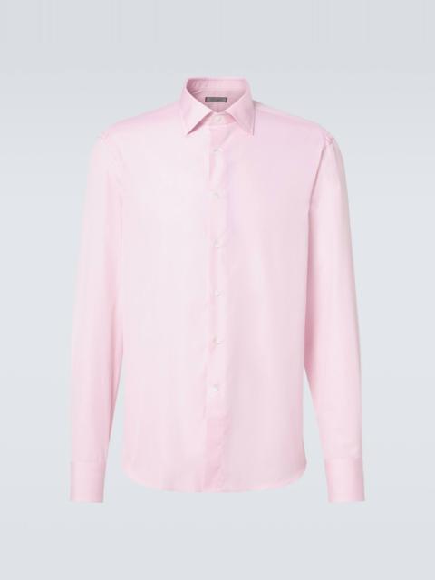 Canali Cotton poplin shirt