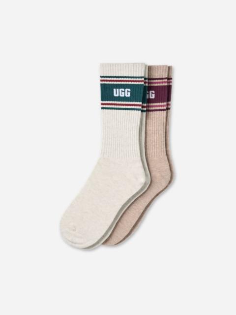 UGG ® Women's Jedlyn Varsity Crew 2 Pack in Saltwater/Wild Grape