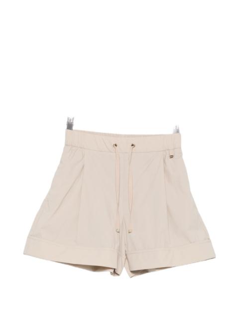 Herno drawstring-waist pleated shorts