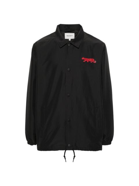 Rocky Coach logo-print shirt jacket