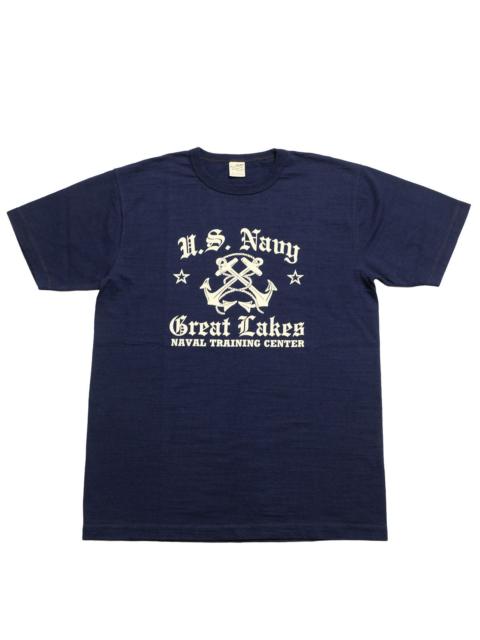 Buzz Rickson's SLUB YARN T-SHIRT - U,S, NAVY GREAT LAKES - BR79727