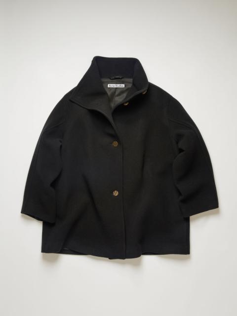 Acne Studios High-neck wool coat black